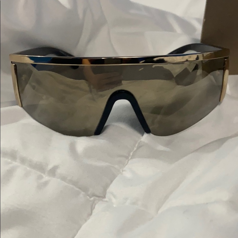 Versace shield sunglasses